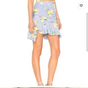 MAJORELLE REVOLVE LEMONS SKIRT SIZE M